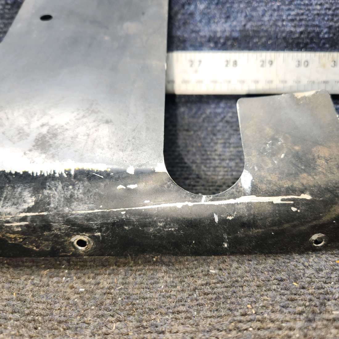 Used aircraft parts for sale, 0411971-1 cessna 150G Rudder Bar Shield – RH