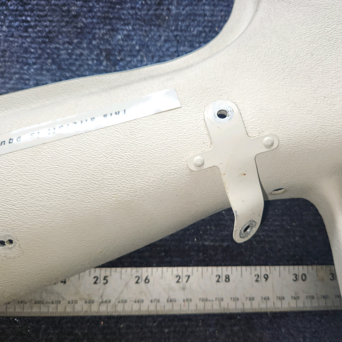 Used aircraft parts for sale, 0413484-18 cessna 172N Doorpost Shield Assembly - LH