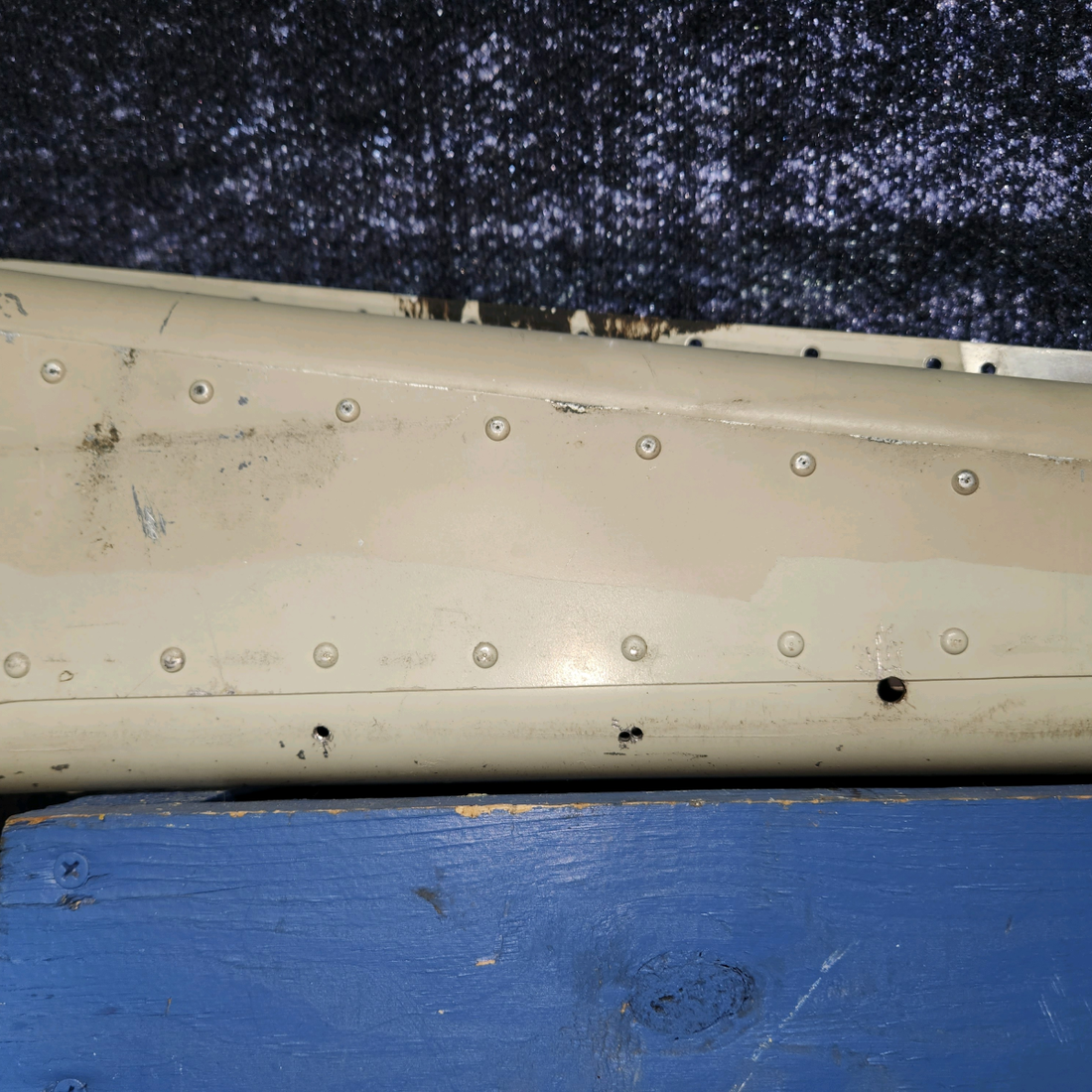 Used aircraft parts for sale, 0513007-6 Cessna 172E Front Doorpost Bulkhead Assembly RH