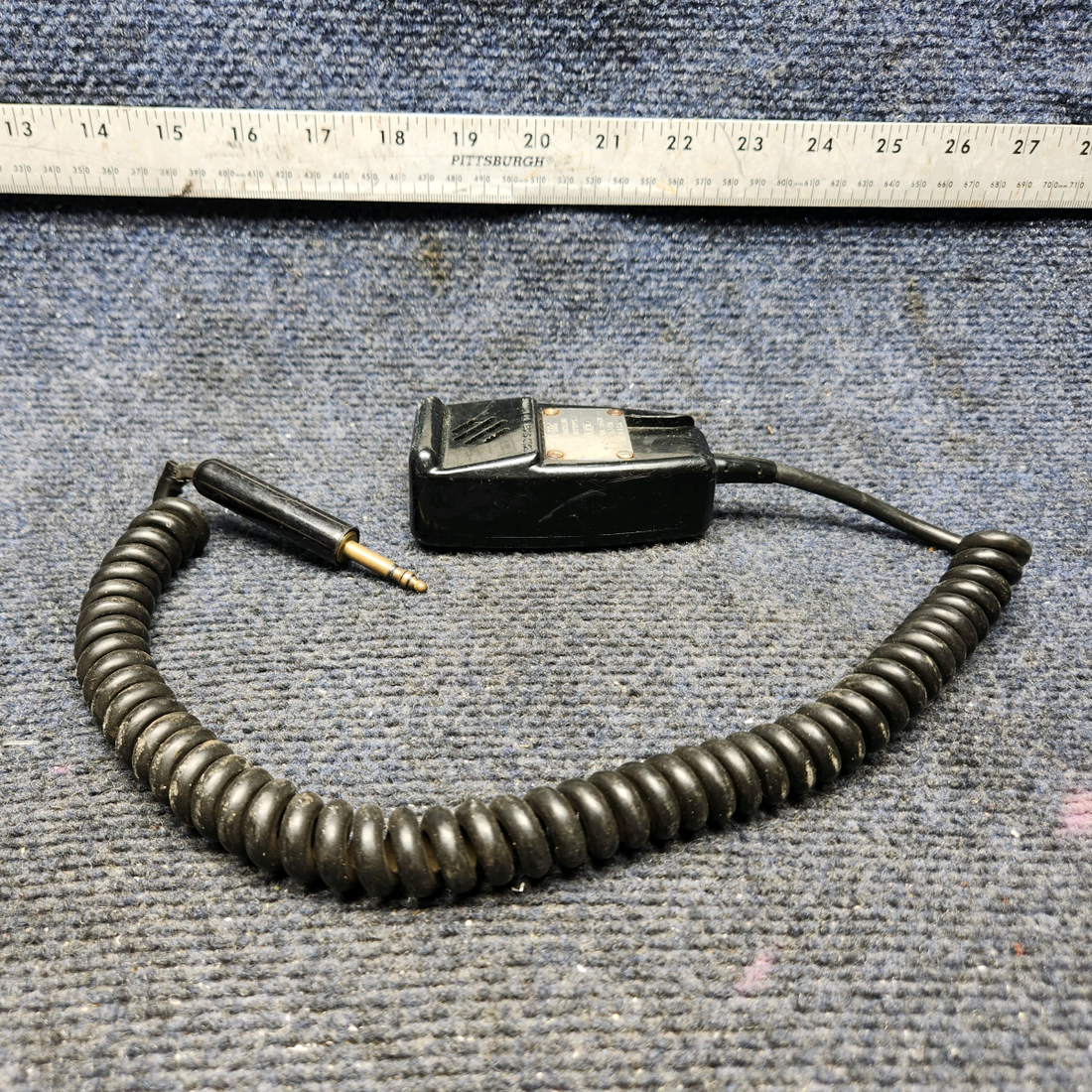 Used aircraft parts for sale, TEL-66C telex NOISE CANCELLING CARBON MICROPHONE