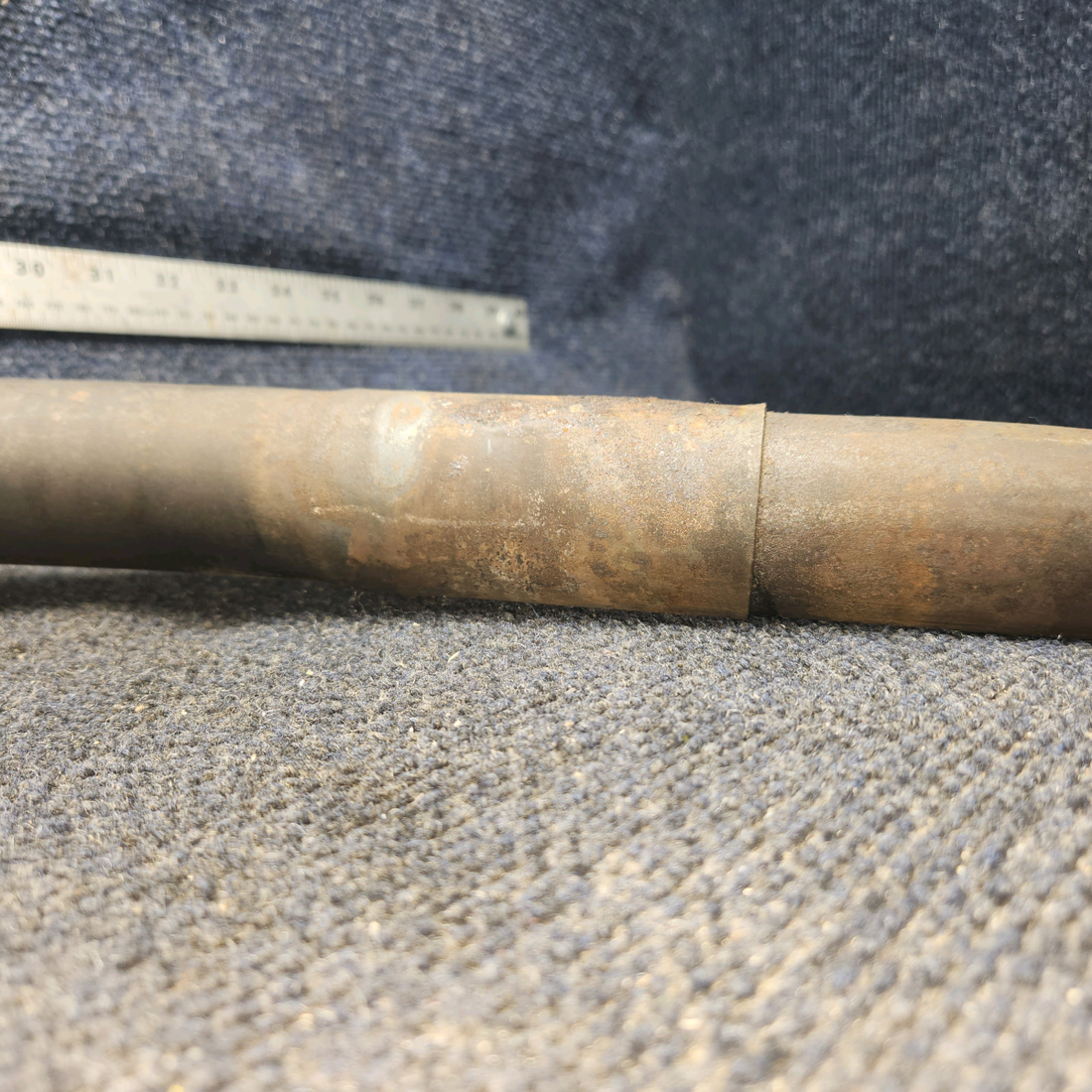 Used aircraft parts for sale, 63726-002 Piper PA28-140 Exhaust Stack Forward - LH/RH