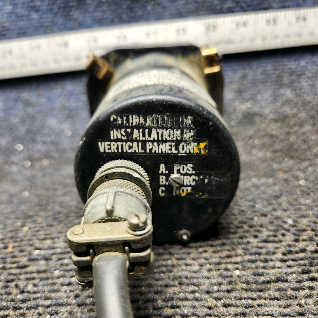 Used aircraft parts for sale, 1394T100-7Z Electric Gyro Corp cessna 150G Turn Coordinator Indicator (12-32V)