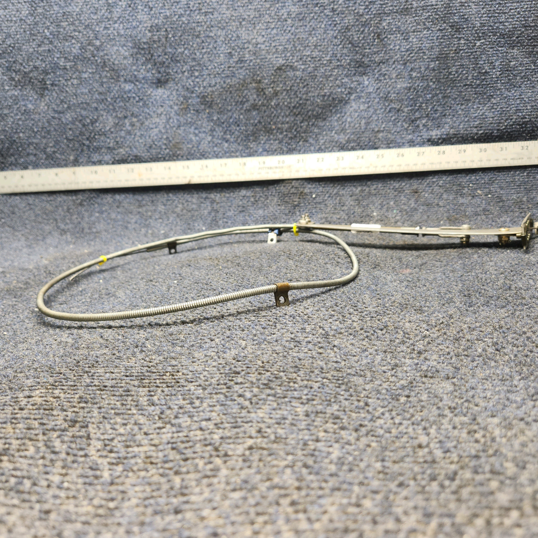 Used aircraft parts for sale, 66835-000 Piper PA28-140 Carburetor Heat Control Assy w Cable (Length: 49”)