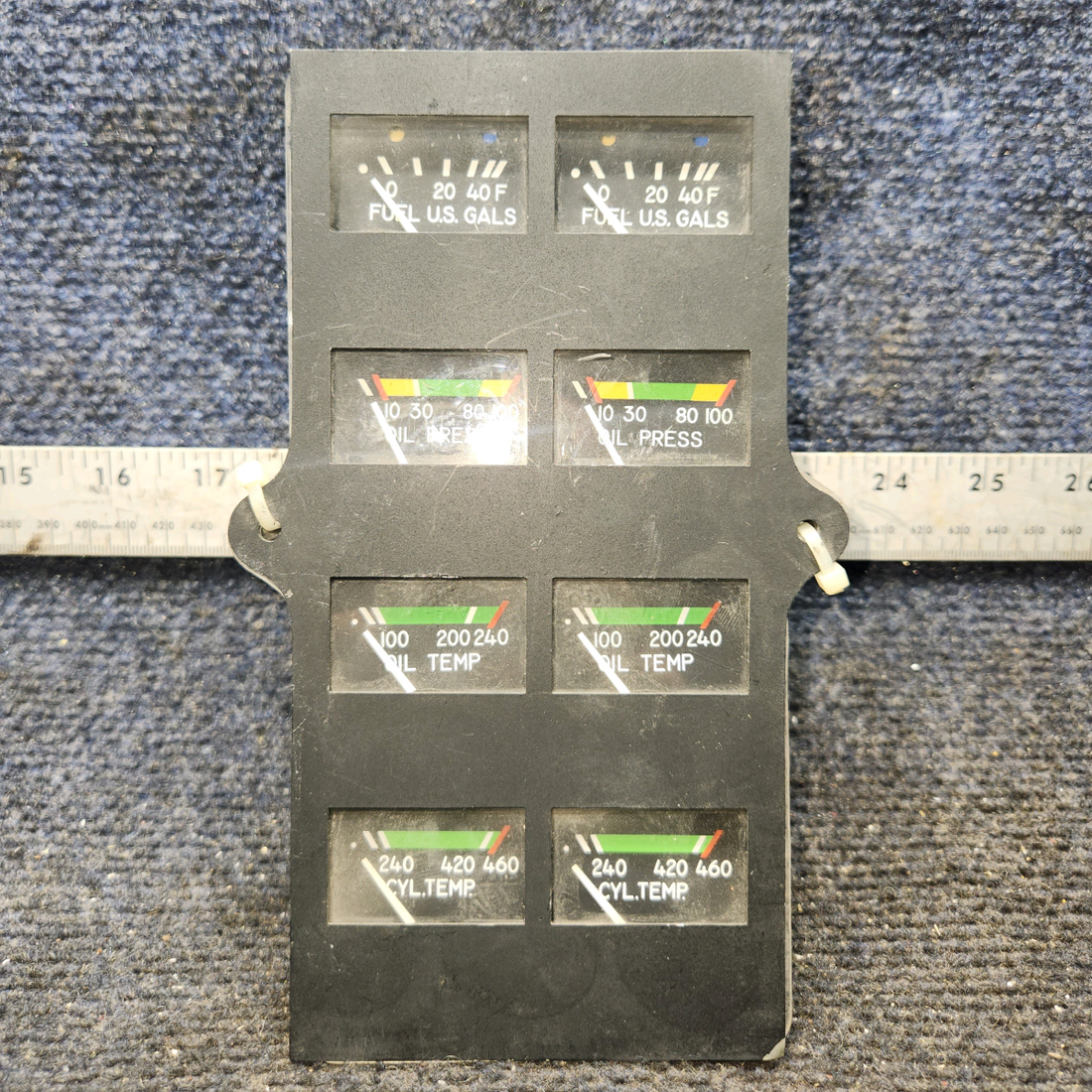 Used aircraft parts for sale, 39569-003 Rochester Gauges Piper PA34-220T Intrument Gauge Cluster (12V)