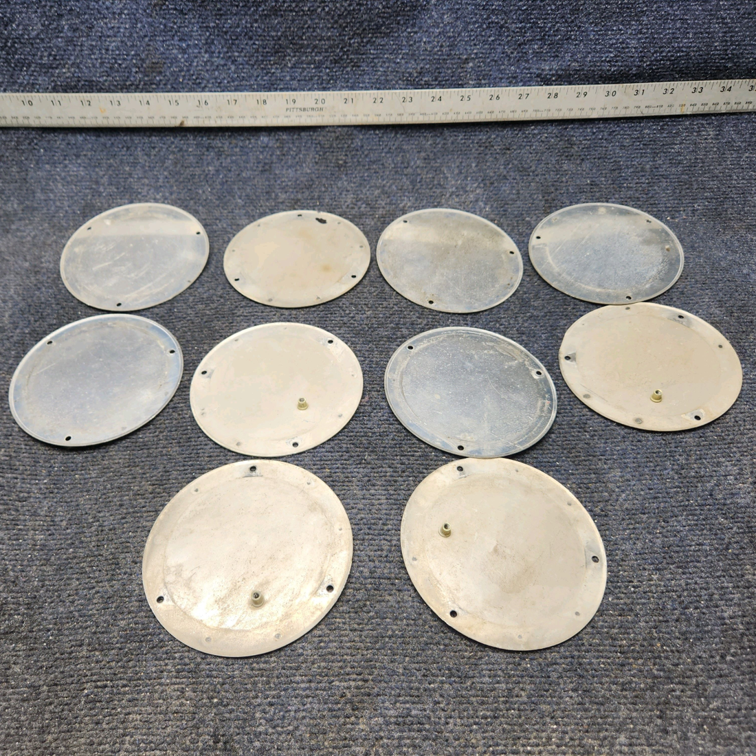 Used aircraft parts for sale, S225-1 CESSNA 172K WING INSPECTION COVER PLATE SET OF 10