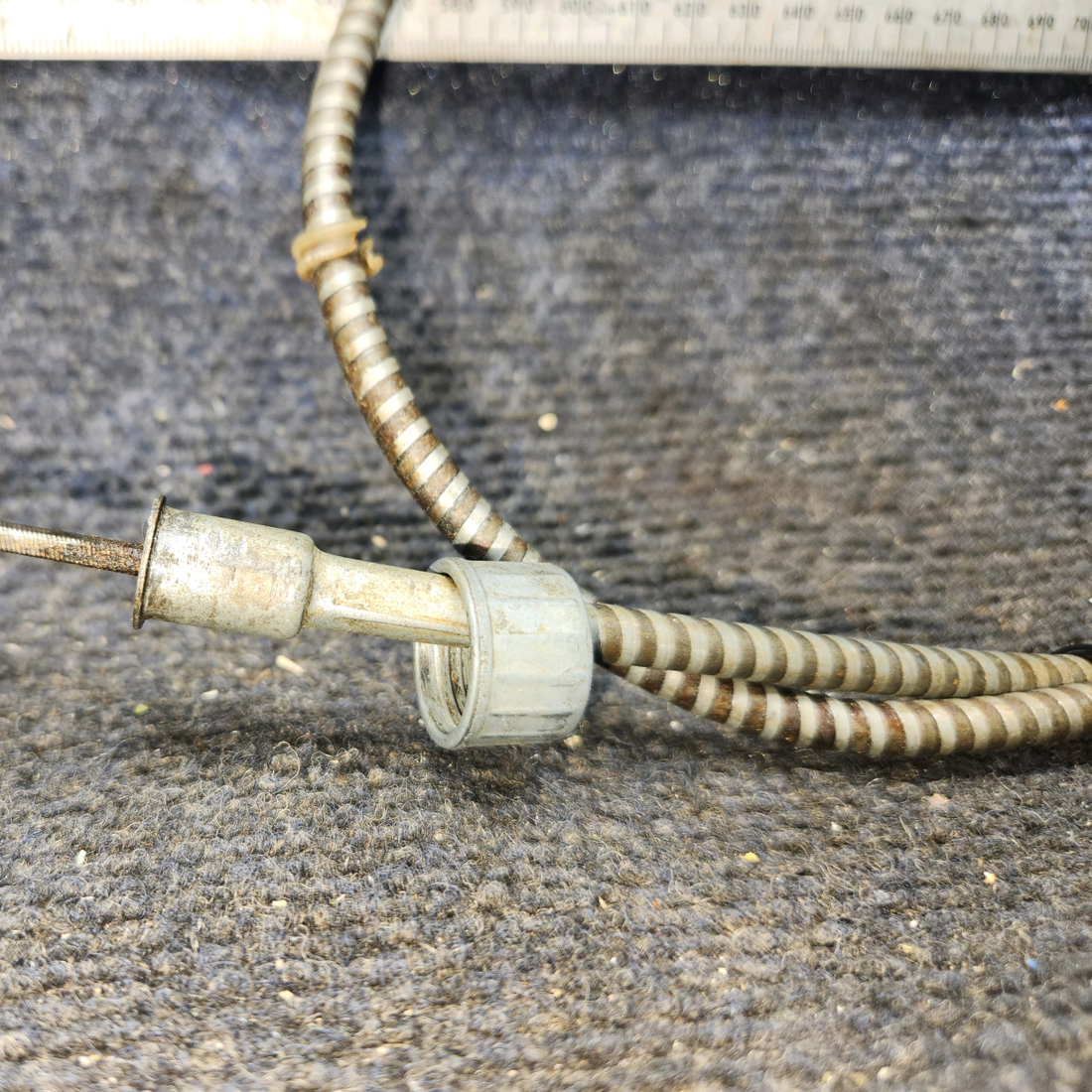 Used aircraft parts for sale, 51363-1 Cessna 172F Shaft Tachometer Control Cable (32”)