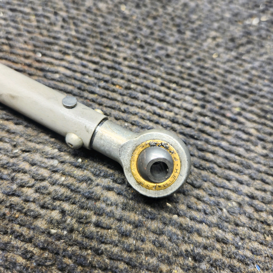 Used aircraft parts for sale, 95-524018-33 Beechcraft 35-33 Tube Rudder Pedal Push Rod