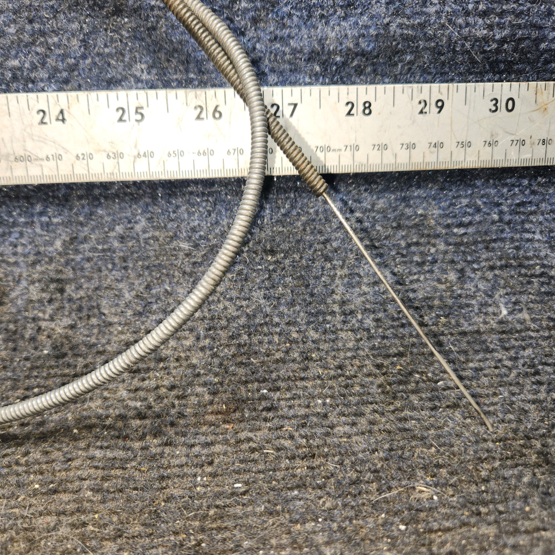 Used aircraft parts for sale, S1239-47 cessna 172N Cabin Heat Control Cable – 40 in