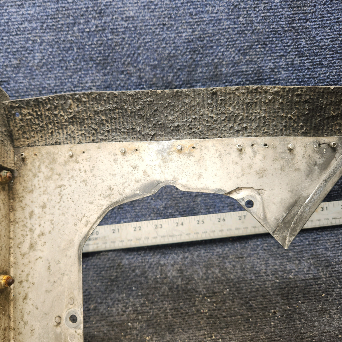 Used aircraft parts for sale, 63617-015 PIPER PA28-140 Rear Engine Baffle - LH