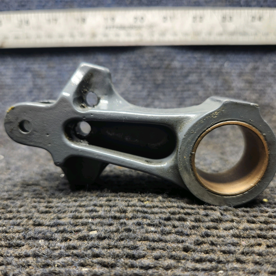 Used aircraft parts for sale, 35-524143-2 Beechcraft 35-33 Lower Rudder Pedal Arm - LH