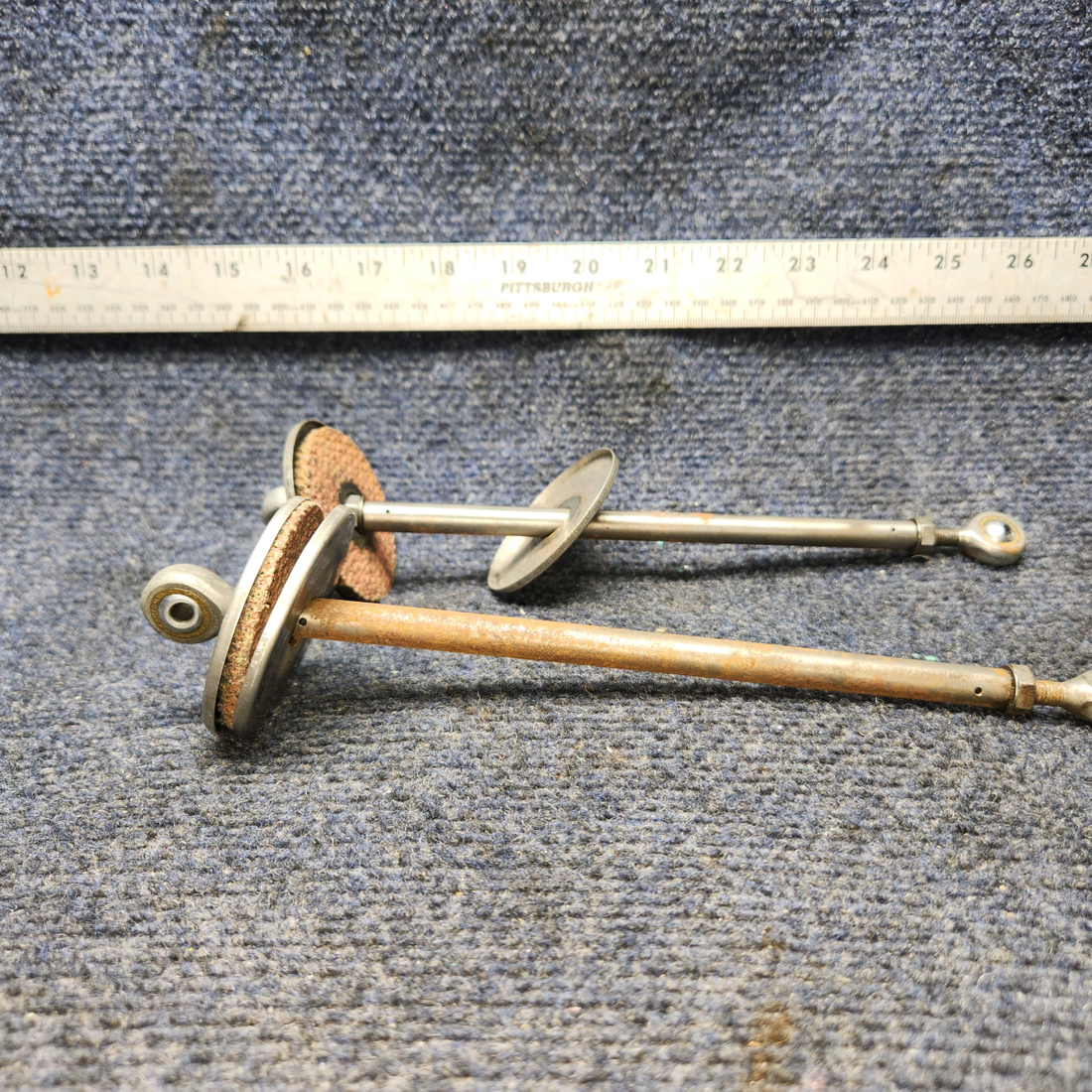 Used aircraft parts for sale, 63327-023 PIPER PA28RT-201 Nose Wheel Control Rod - Price per Each