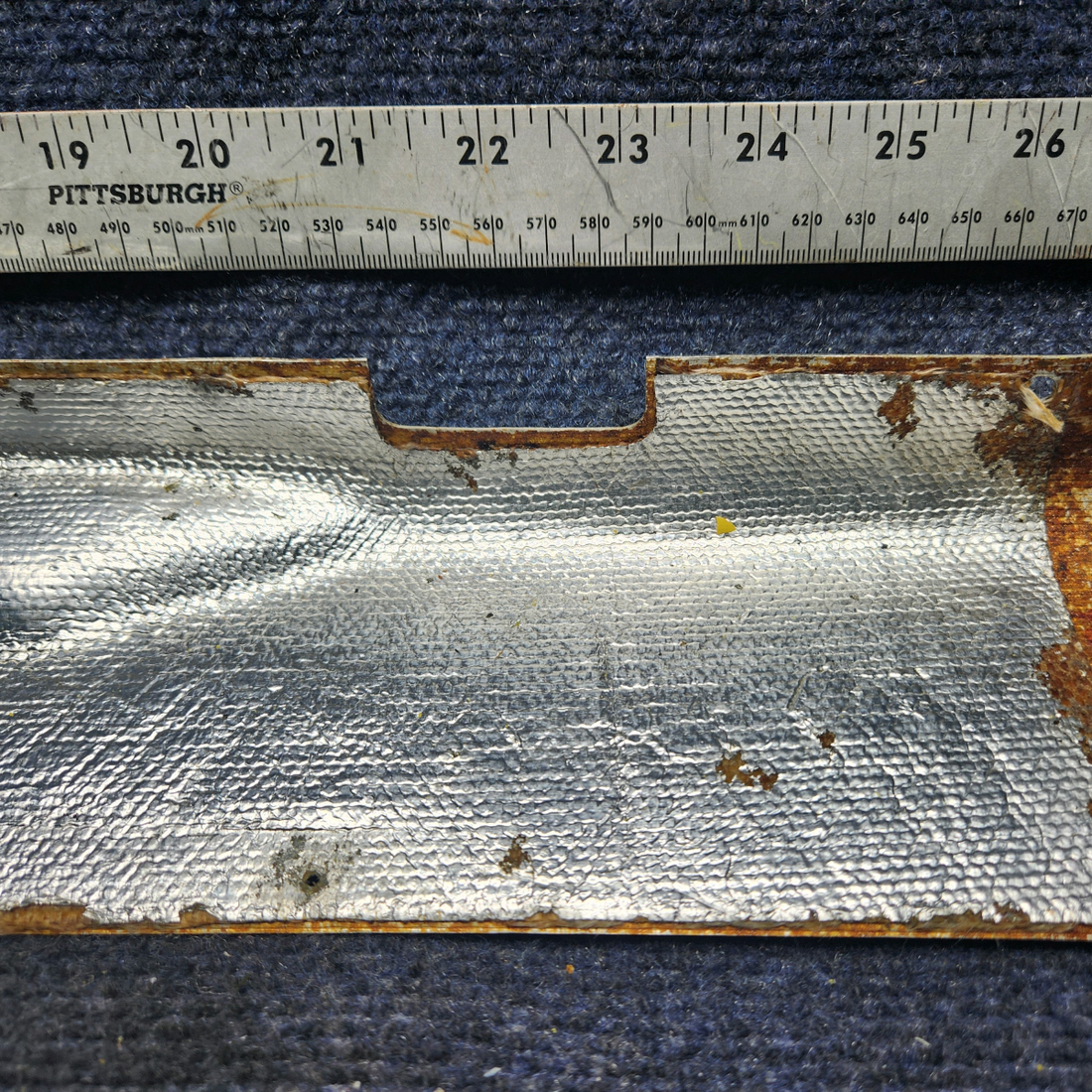 Used aircraft parts for sale, 76129-006 PIPER PA28-161 Warrior III CABIN HEAT DUCT REAR ASSEMBLY LH