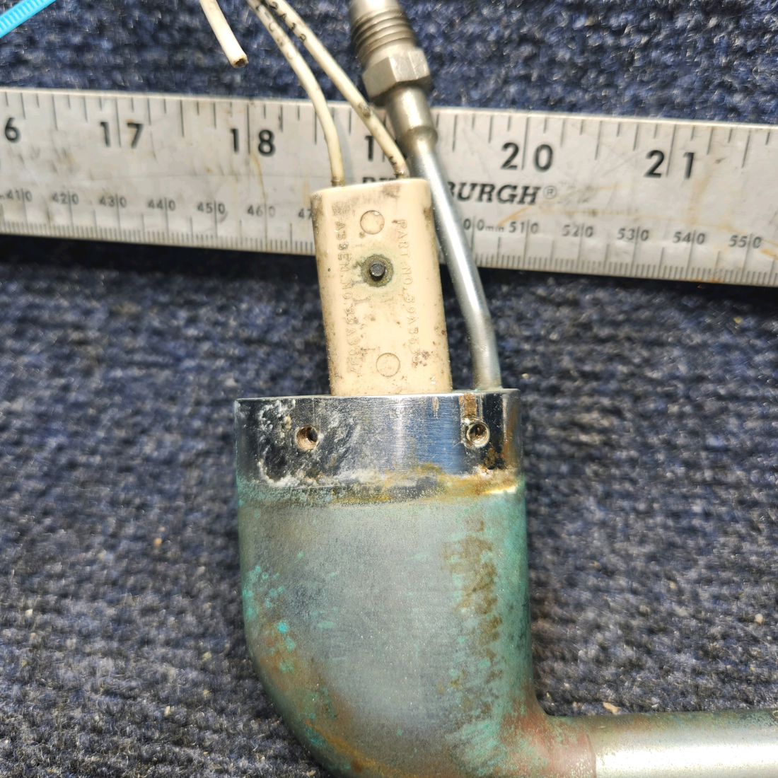 Used aircraft parts for sale, PH502-12 Aero Instruments Beechcraft A24R Electrical Heated Pitot (12V)
