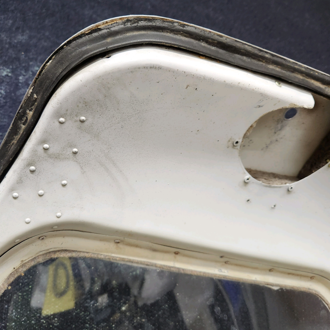 Used aircraft parts for sale, 79545-004 Piper PA32RT-300 CABIN DOOR STRUCTURE RH