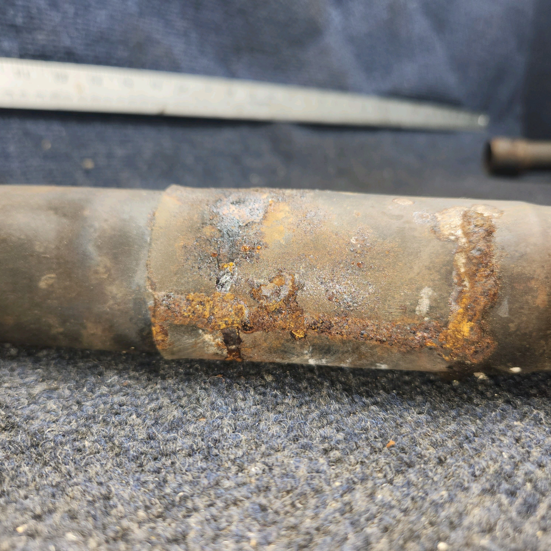 Used aircraft parts for sale, 63726-002 Piper PA28-140 Exhaust Stack Forward - LH/RH