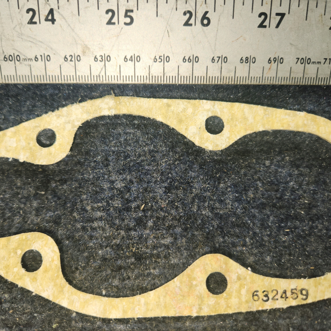 Used aircraft parts for sale, 632459 Continental Rocker Cover Gasket - Set of 12