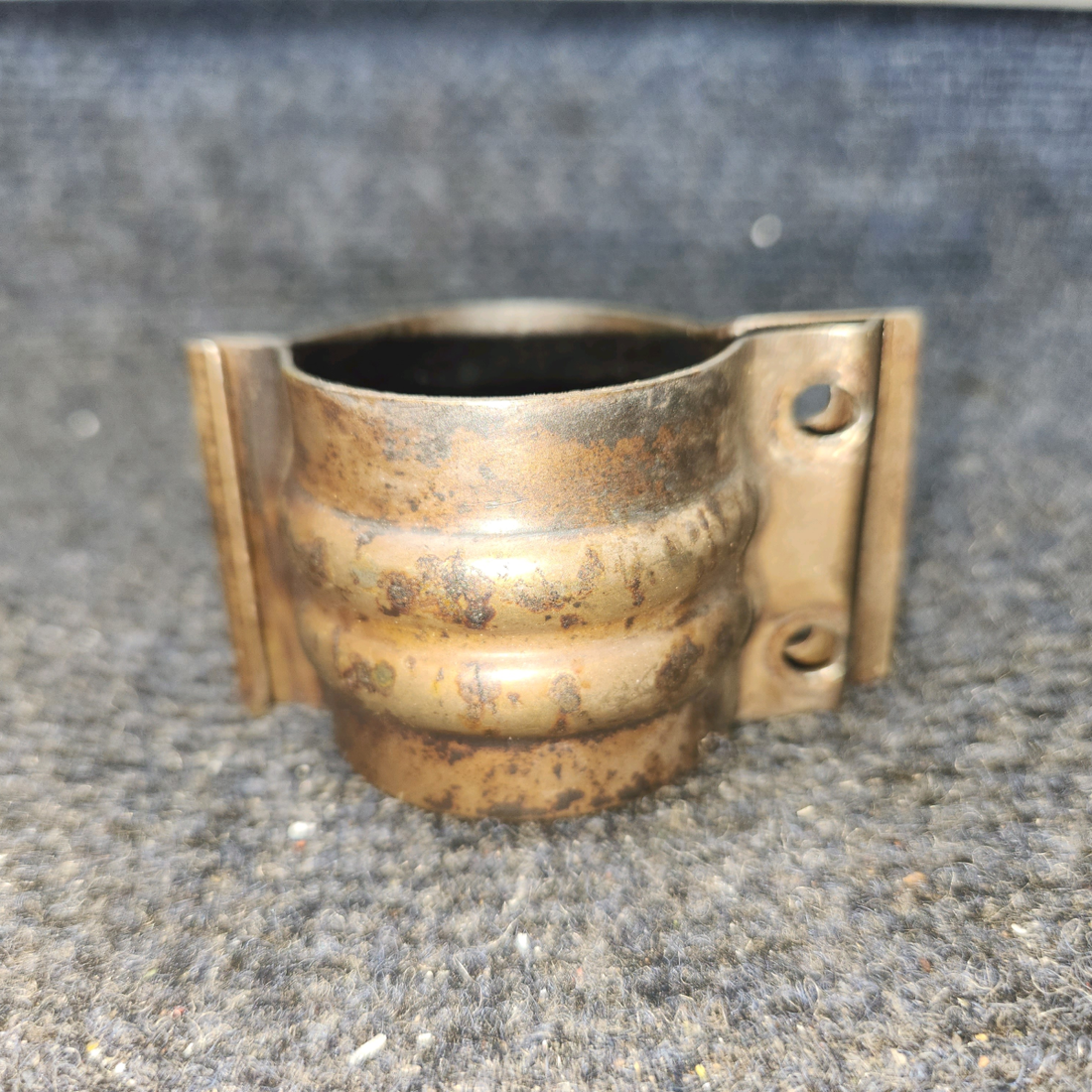 Used aircraft parts for sale, 0550176-50 Continental O-300-D Cessna 172F Exhaust Clamp Assy