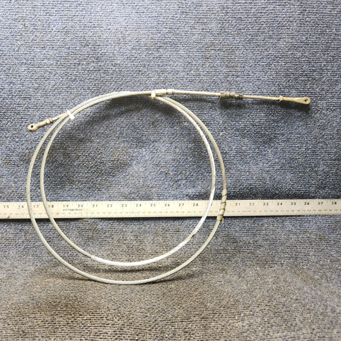 Used aircraft parts for sale, 455-357 Piper PA32RT-300 Mixture Control Cable (113-1/2")