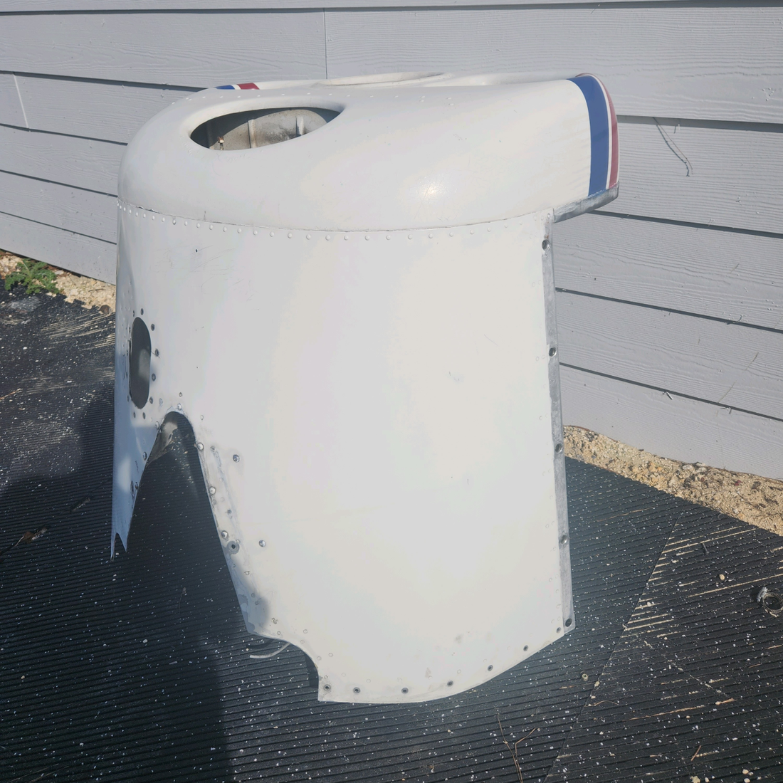 Used aircraft parts for sale, 169-910040-11 , 169-910040-5 Beechcraft A23A Musketeer Custom III BUG ASSY NOSE W LOWER COWLING"HAVE SOME REPAIR SEE PHOTOS FOR DETAILS"