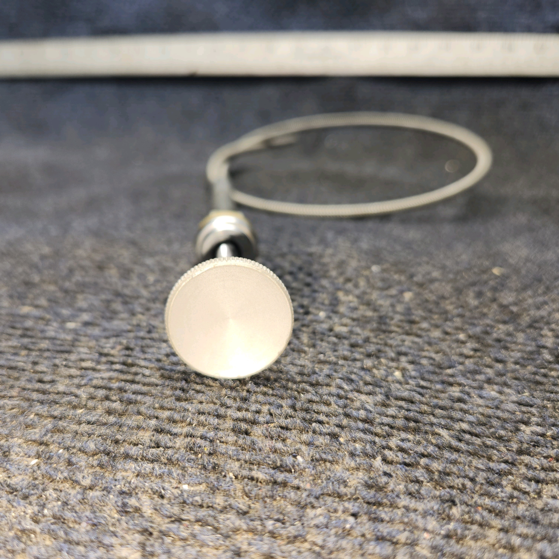 Used aircraft parts for sale, 653-032-10 Mooney Parking Brake Control Cable (33 3/4")