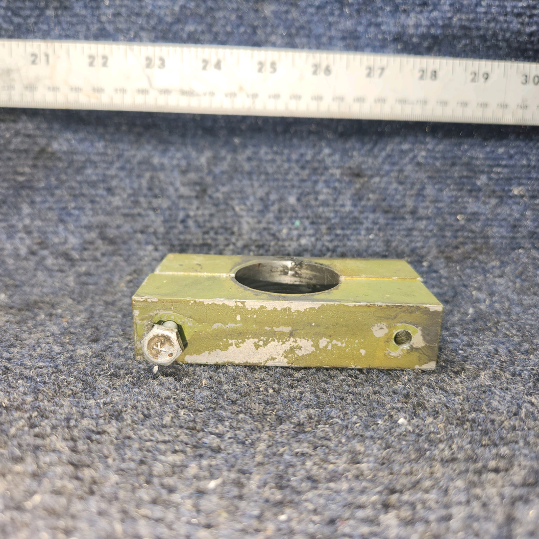 Used aircraft parts for sale, 62745-000 Piper PA28-140 Pillow Block Torque Shaft Support