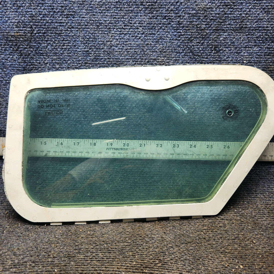 Used aircraft parts for sale, 35-410291-88 Beechcraft 35-33 Storm Window Assy