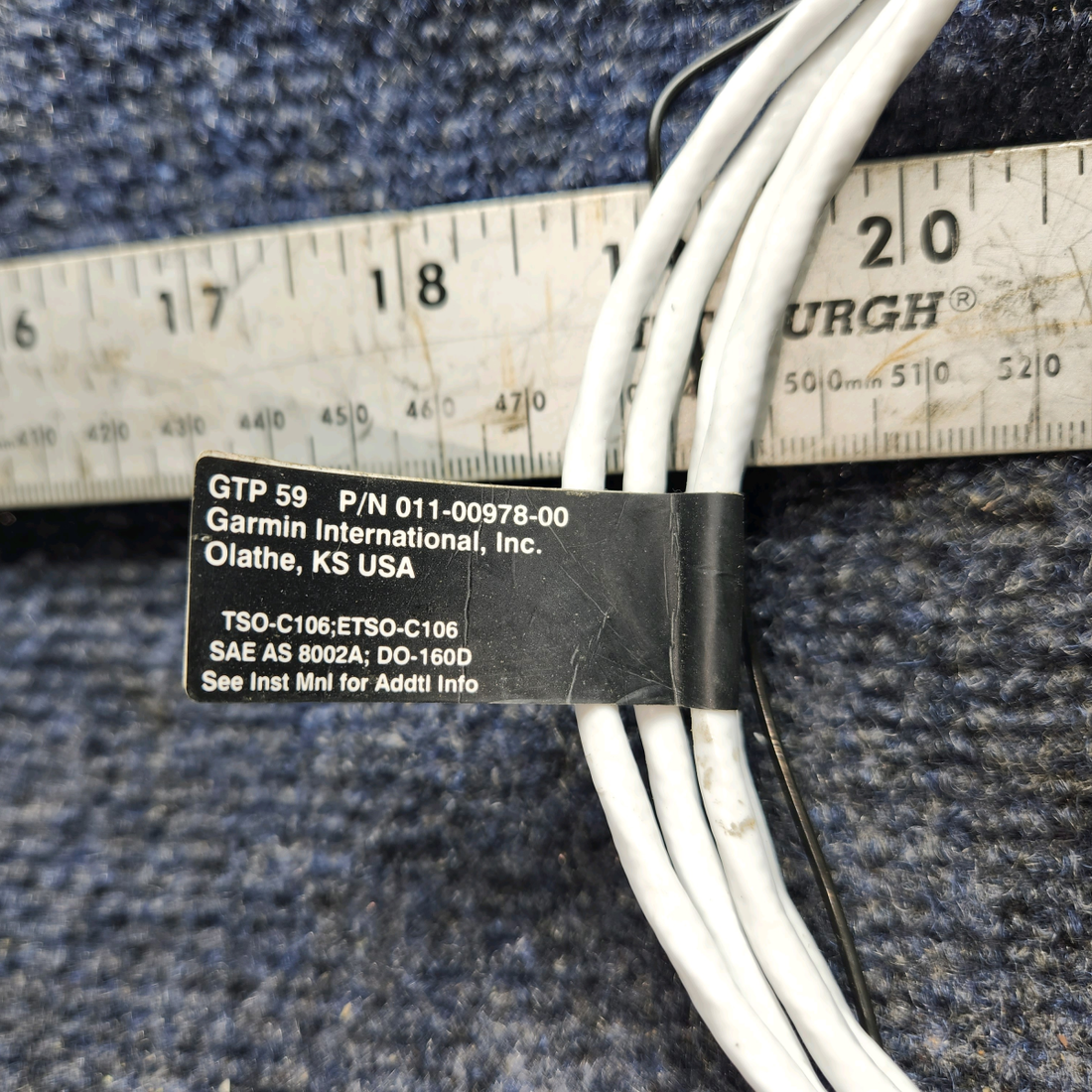 Used aircraft parts for sale, 011-00978-00 Garmin GTP 59 PIPER PA-24-250 OAT Probe