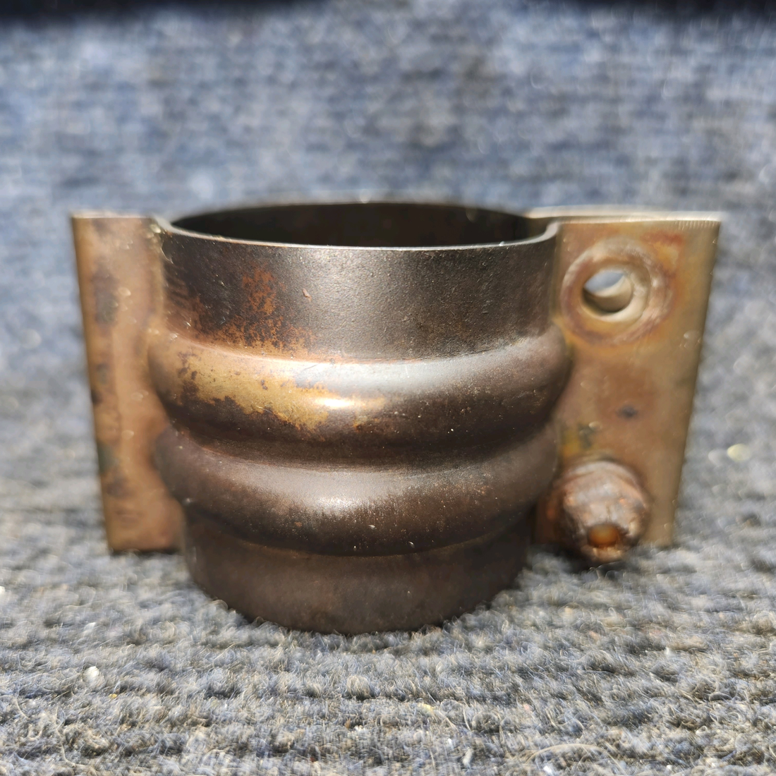 Used aircraft parts for sale, 0550176-50 Continental O-300-D Cessna 172F Exhaust Clamp Assy