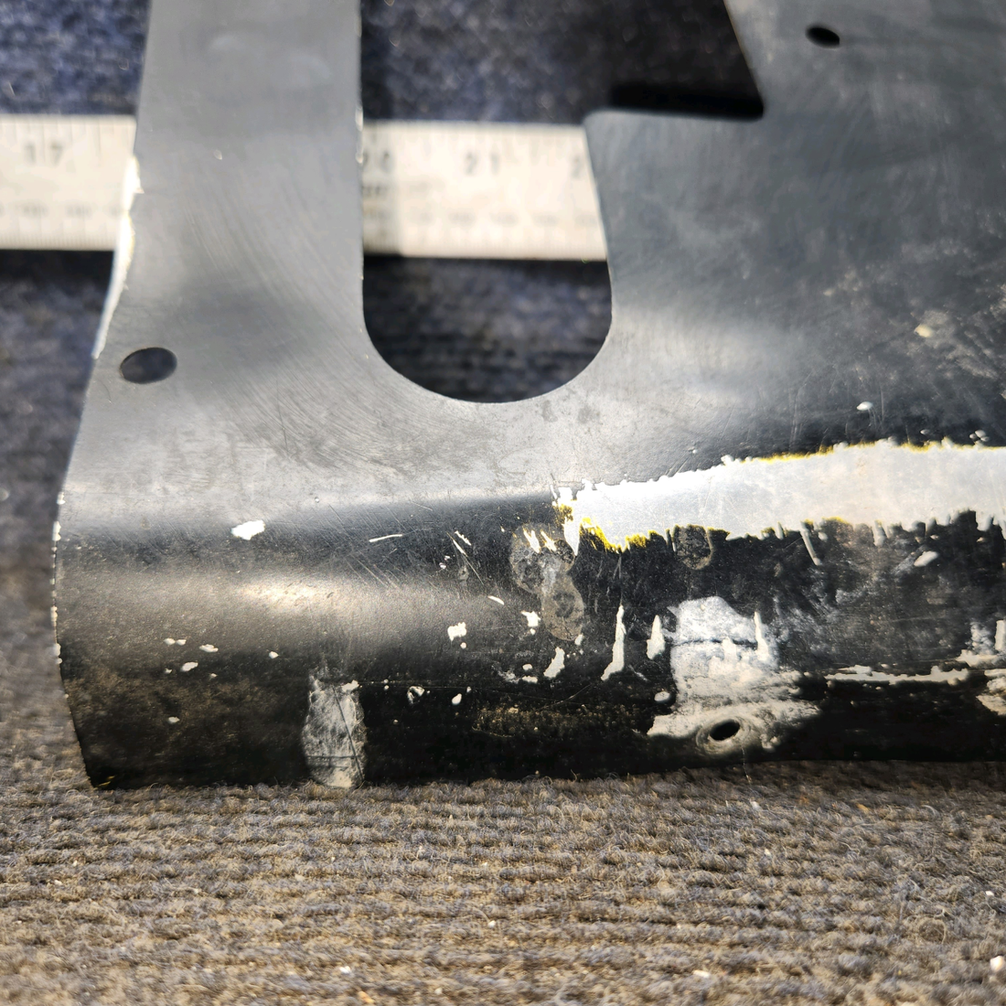 Used aircraft parts for sale, 0411971-1 cessna 150G Rudder Bar Shield – RH