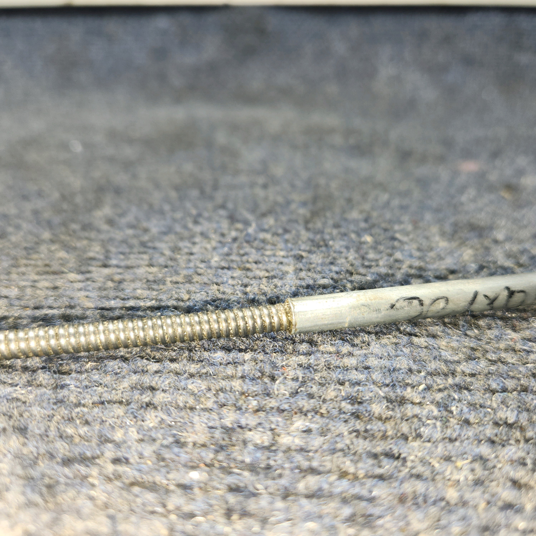 Used aircraft parts for sale, 169-380005-19 Beechcraft A24R Defrost Control Cable 42"