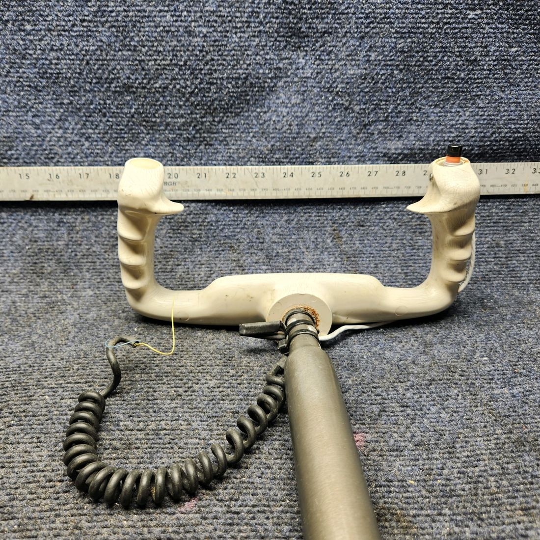 Used aircraft parts for sale, 35-380060-35 Beechcraft A23A Musketeer Custom III CONTROL WHEEL ASSEMBLY WITH MIC