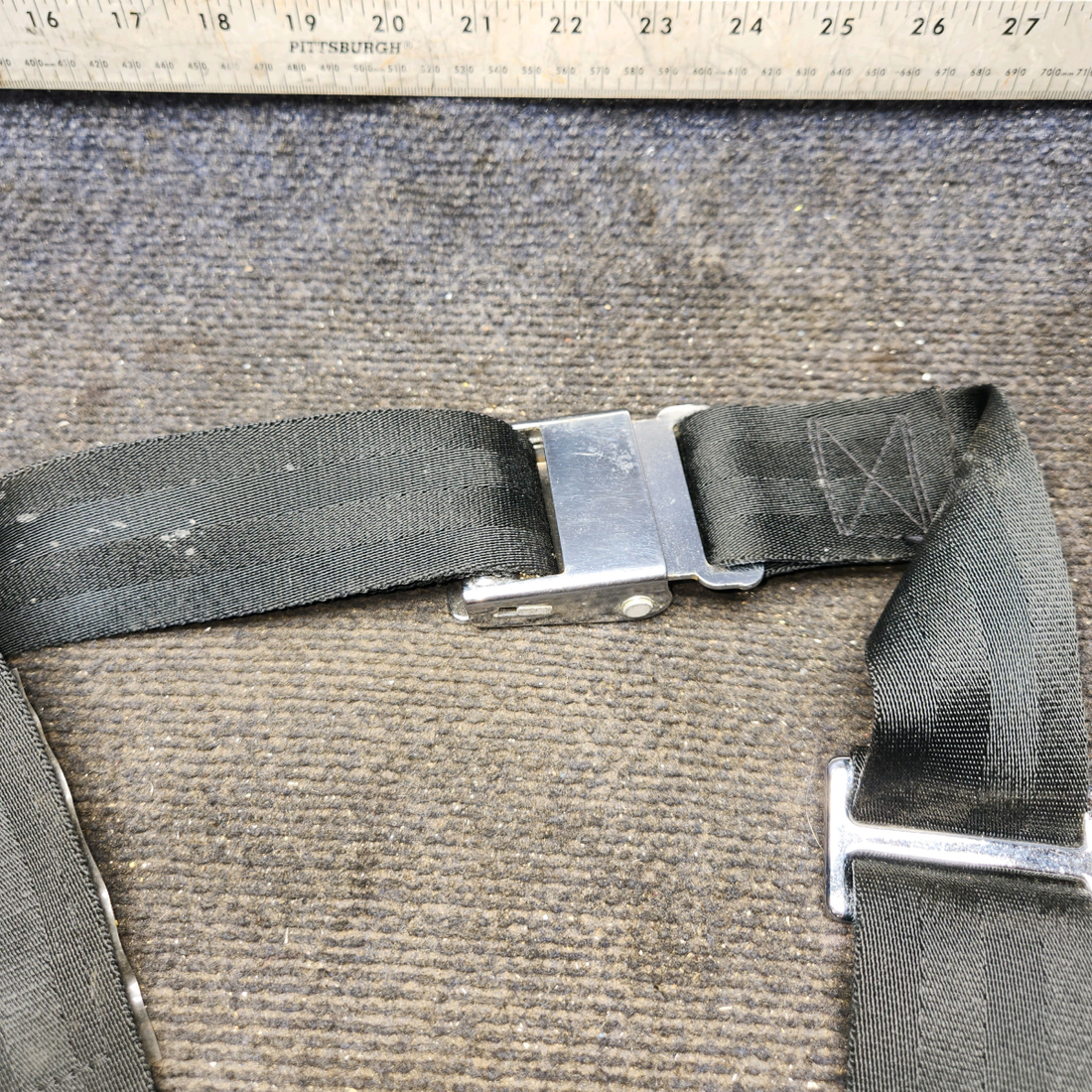 Used aircraft parts for sale, 90-91R60 Aerofabricators cessna 150G Lap Strap Seatbelt Assembly