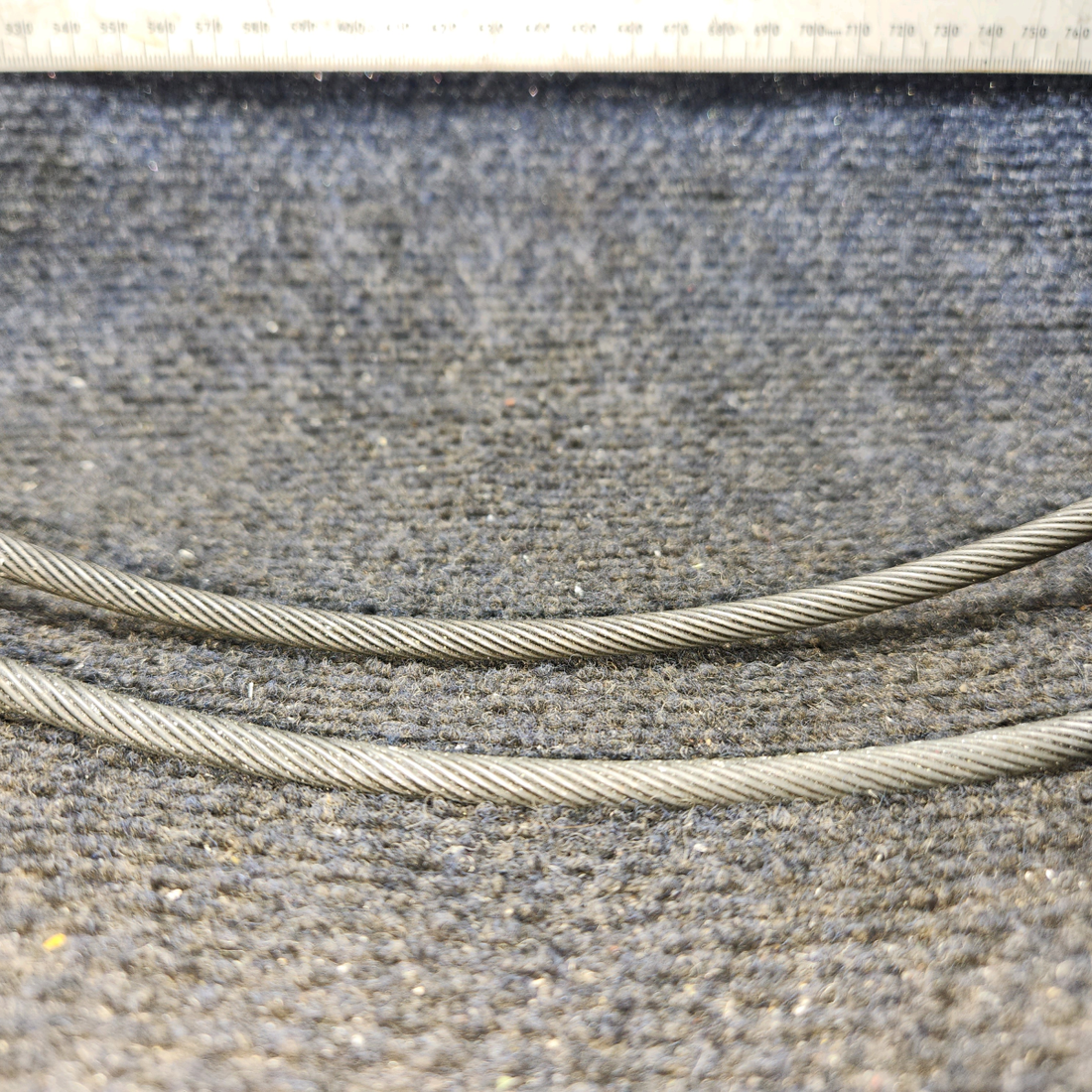 Used aircraft parts for sale, 555-815 Piper PA32RT-300 Throttle Control Cable (114" long)