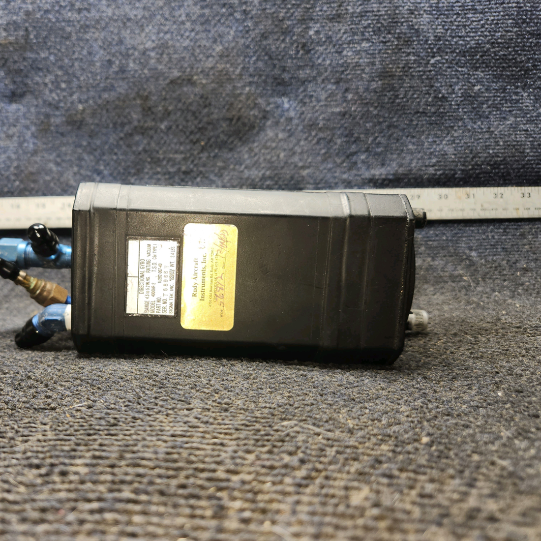 Used aircraft parts for sale, 1U262-007-40 Sigma Tek 4000-HR2 cessna 172k Directional Gyro