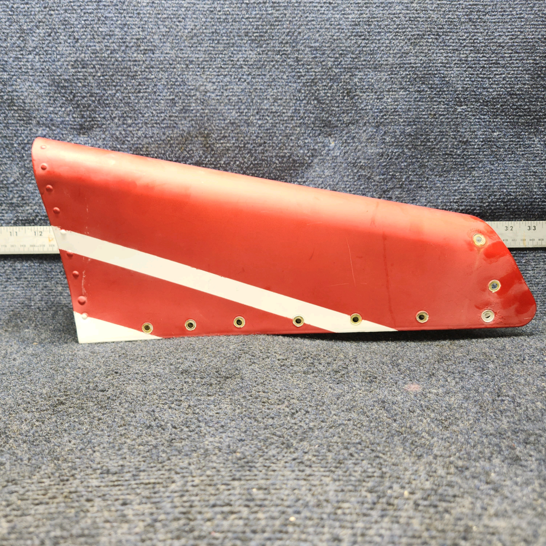 Used aircraft parts for sale, 169-640000-89 Beechcraft A24R Rudder Tip Assembly Metal