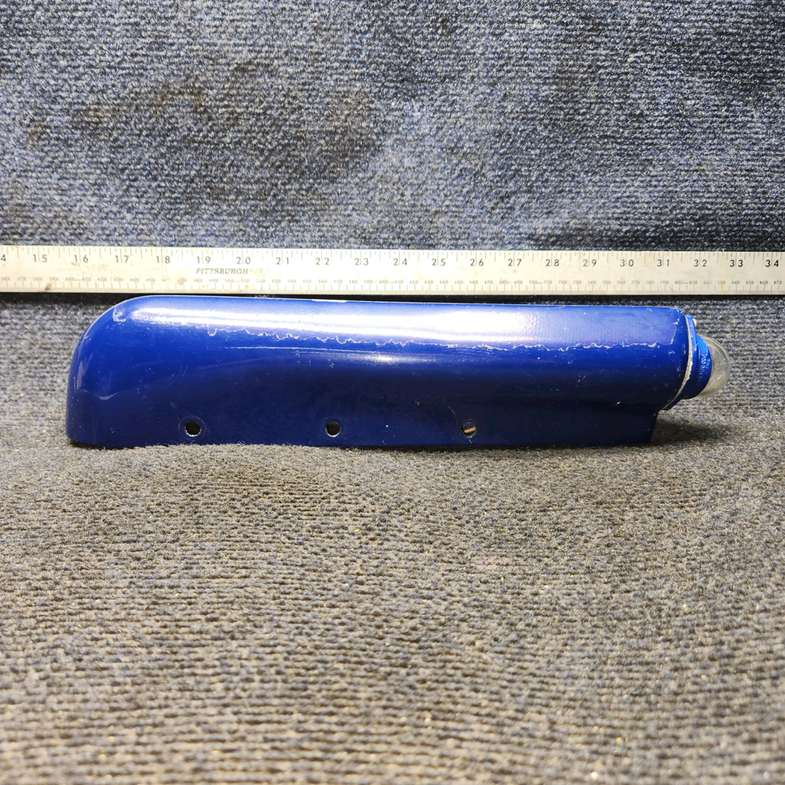 Used aircraft parts for sale, 63541-000 PIPER PA28-140 Tip- Rudder with Tail Light.