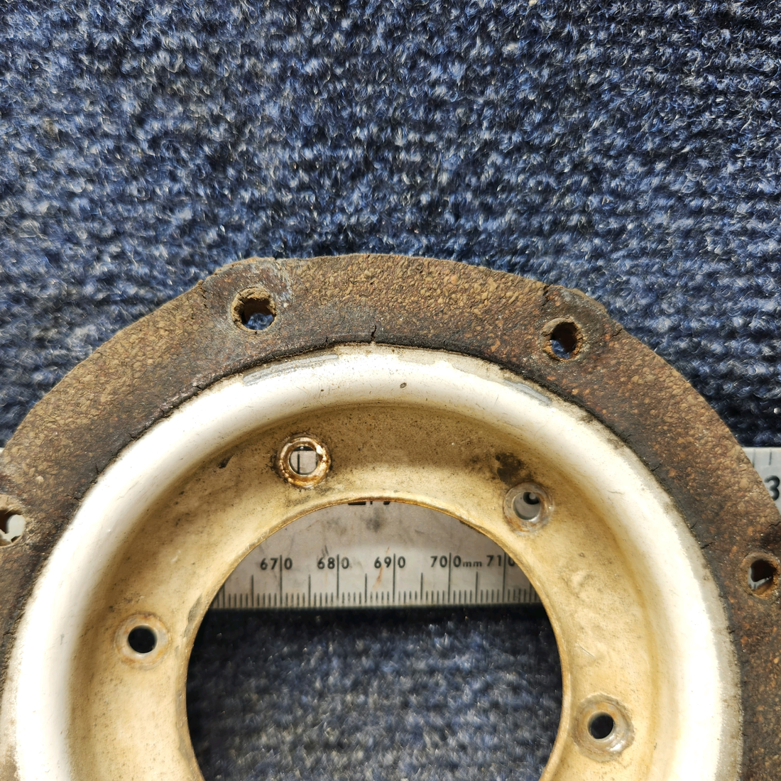 Used aircraft parts for sale, 0523529-1 Cessna 172E Fuel Tank Adapter Assembly