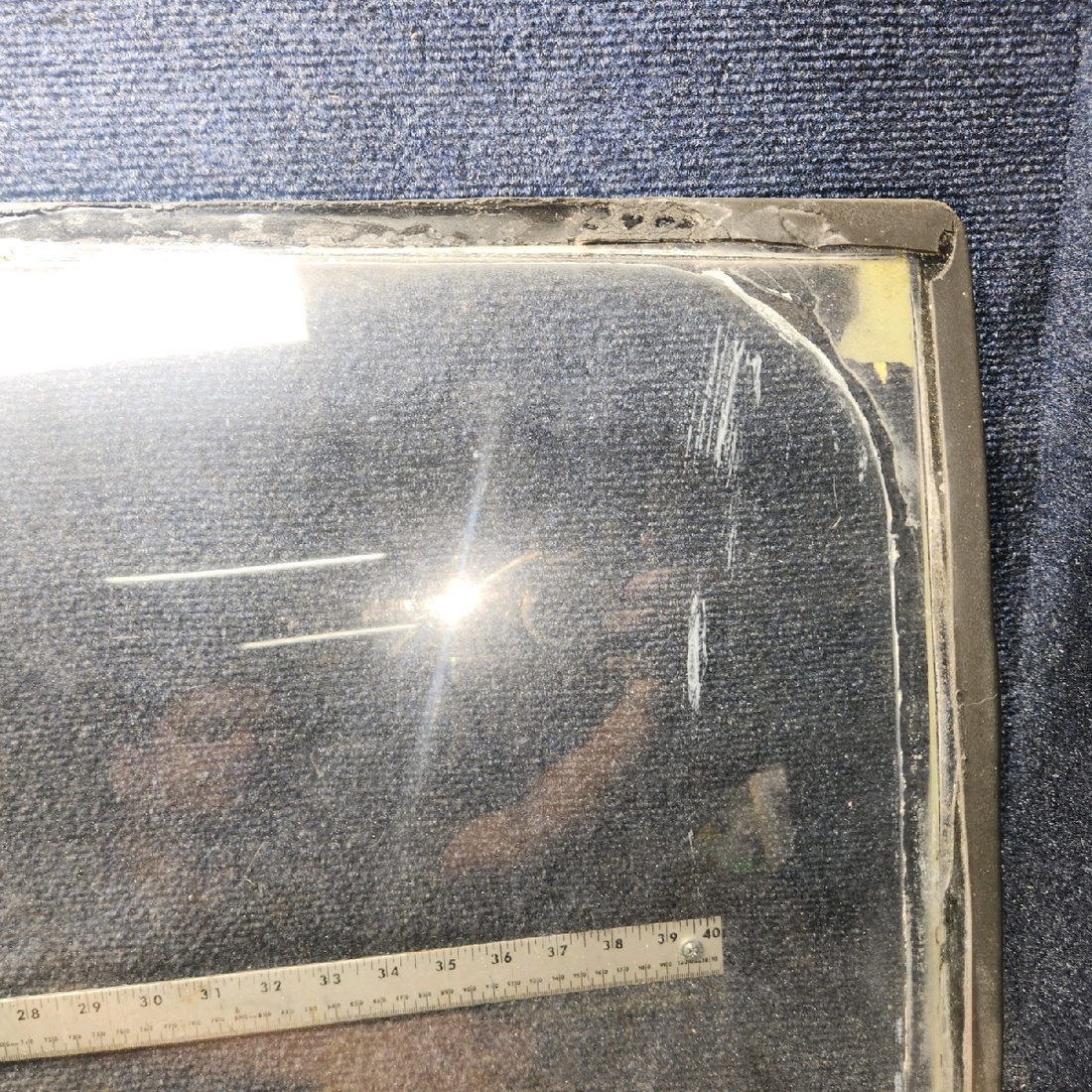 Used aircraft parts for sale, 65826-005, 65896-000 piper PA-28-181 Front Window w/ Storm Window - LH