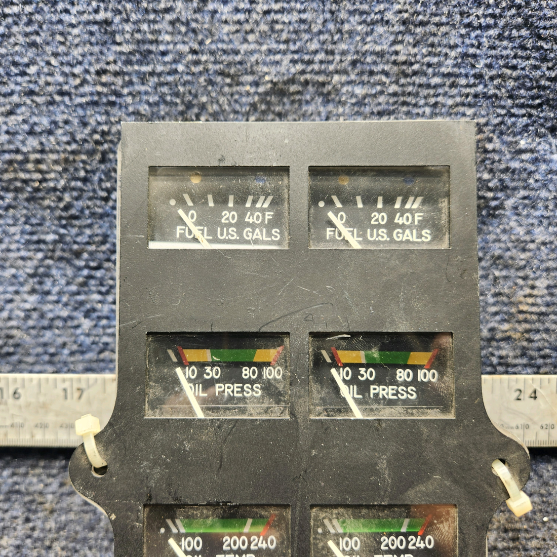 Used aircraft parts for sale, 39569-003 Rochester Gauges Piper PA34-220T Intrument Gauge Cluster (12V)