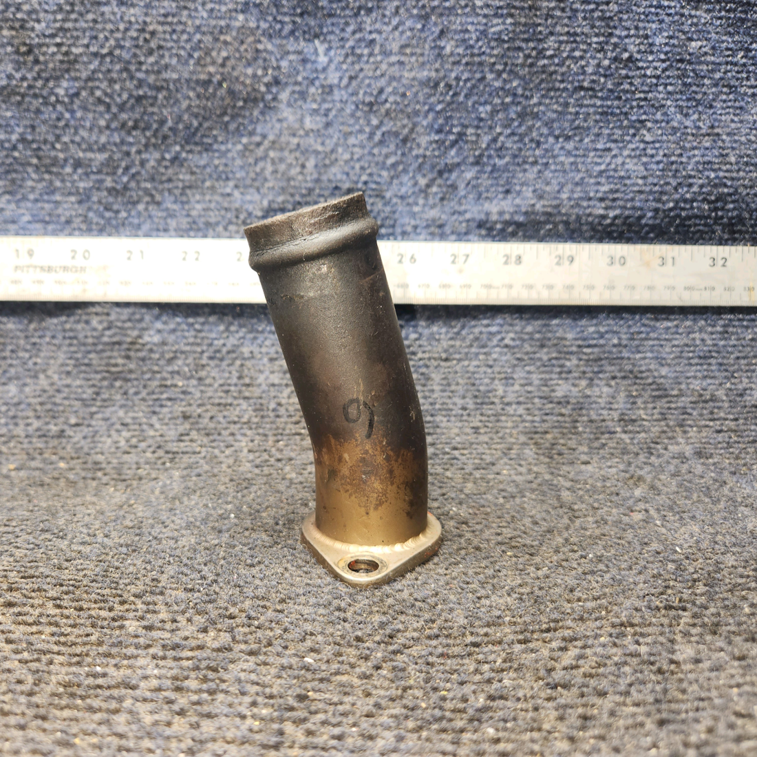 Used aircraft parts for sale, 0550176-57 Cessna 172E Exhaust Curved Riser