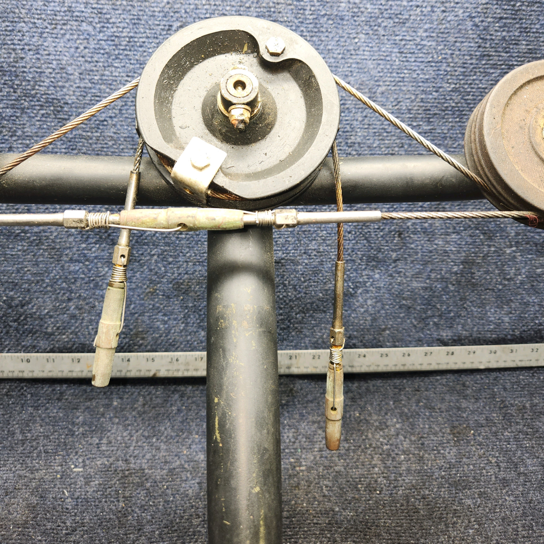 Used aircraft parts for sale, 2460033-1 Cessna 172RG WHEEL ASSY- YOKE STEERING