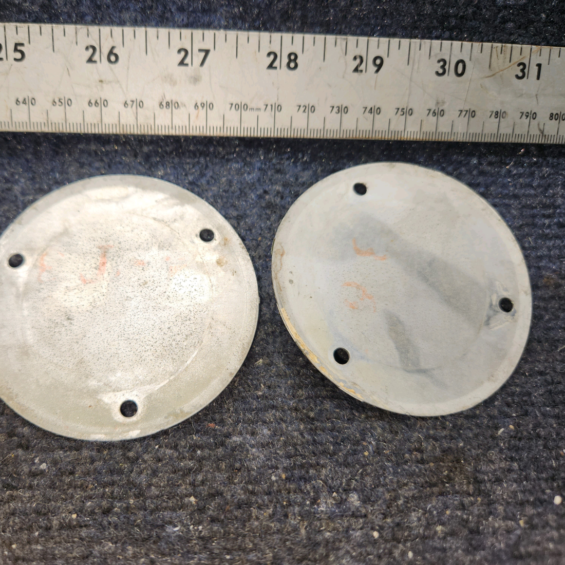 Used aircraft parts for sale, S225-3 Cessna 172 Flap Inspection Cover Plate Set of 4