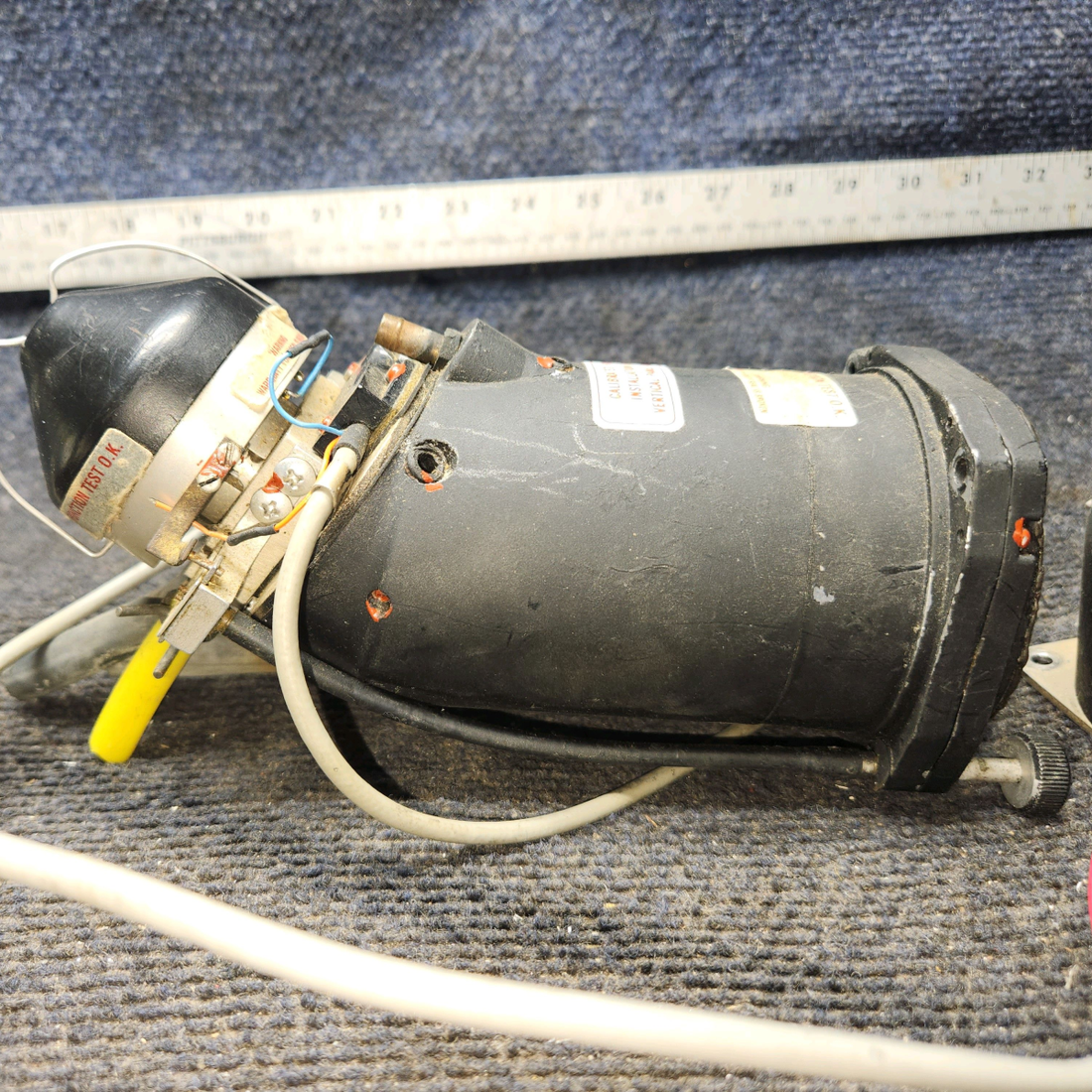 Used aircraft parts for sale, 20364-1 Brittain Beechcraft 35-33 TC100EVT Rate Of Turn Indicator (13V)