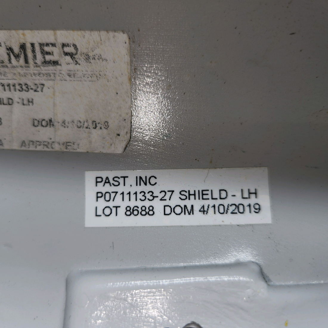 Used aircraft parts for sale, P0711133-27 Premier Aero Cessna 172E Shield Assembly, LH
