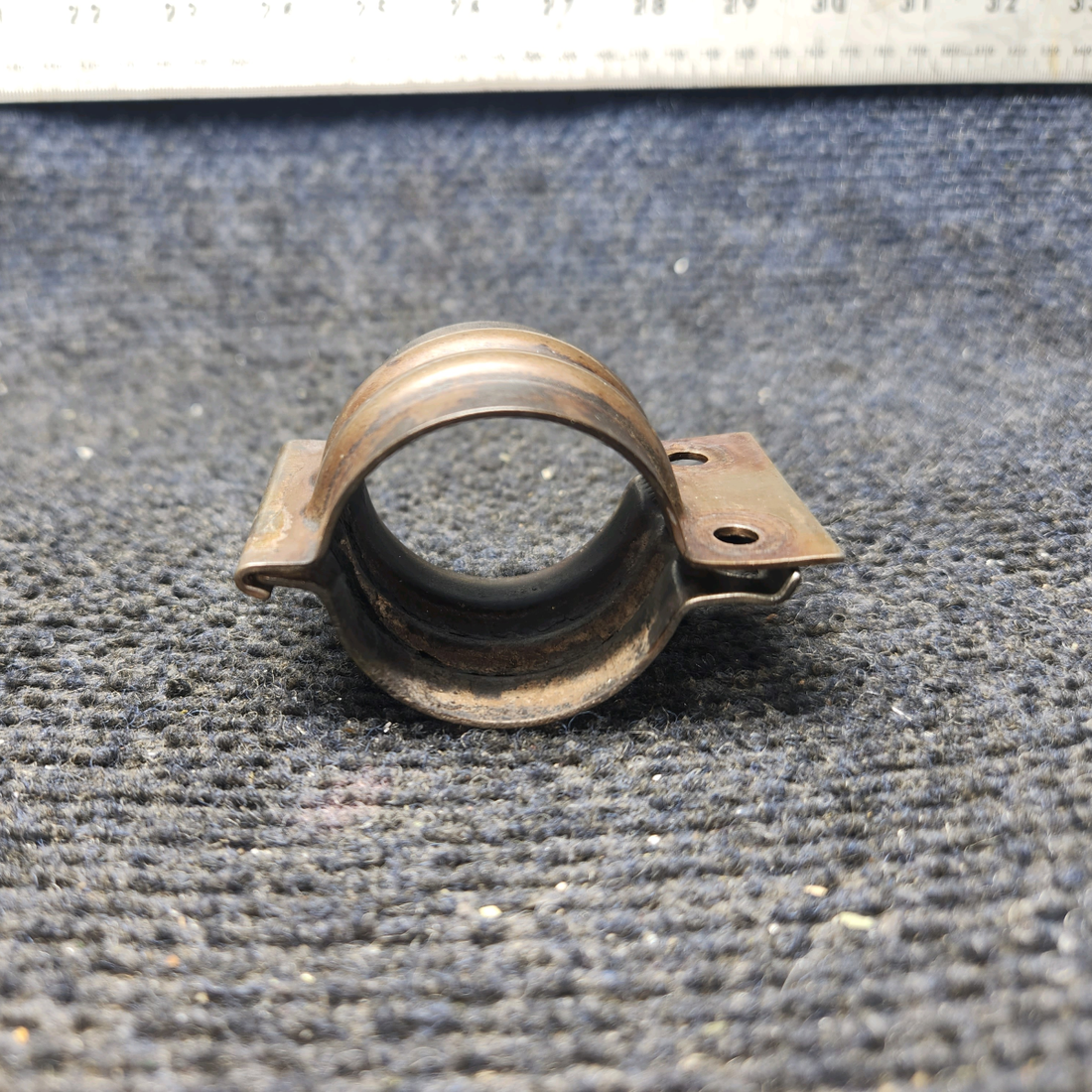 Used aircraft parts for sale, 0550176-50 Continental O-300-D Cessna 172F Exhaust Clamp Assy