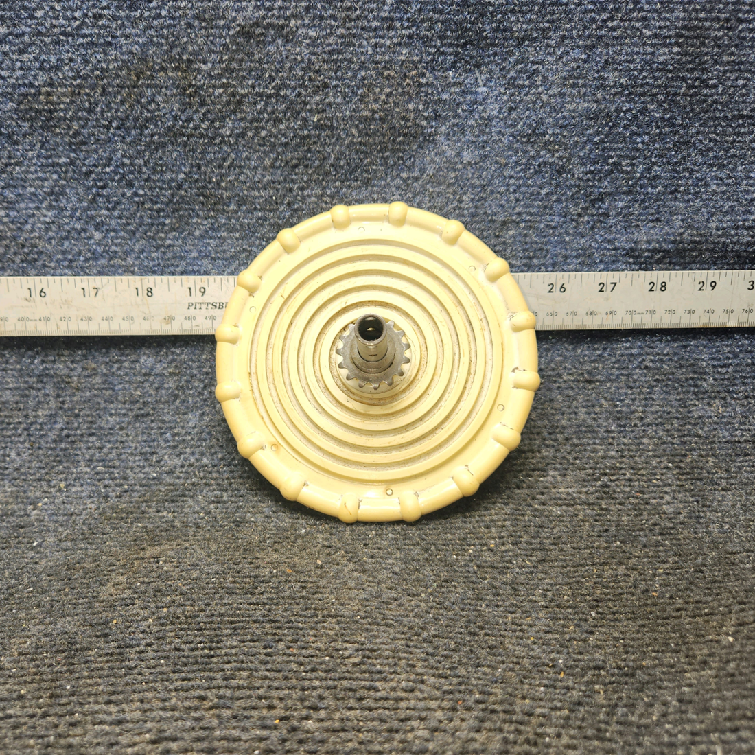 Used aircraft parts for sale, 169-524022 Beechcraft C23 SUNDOWNER Elevator Trim Tab Wheel Assembly