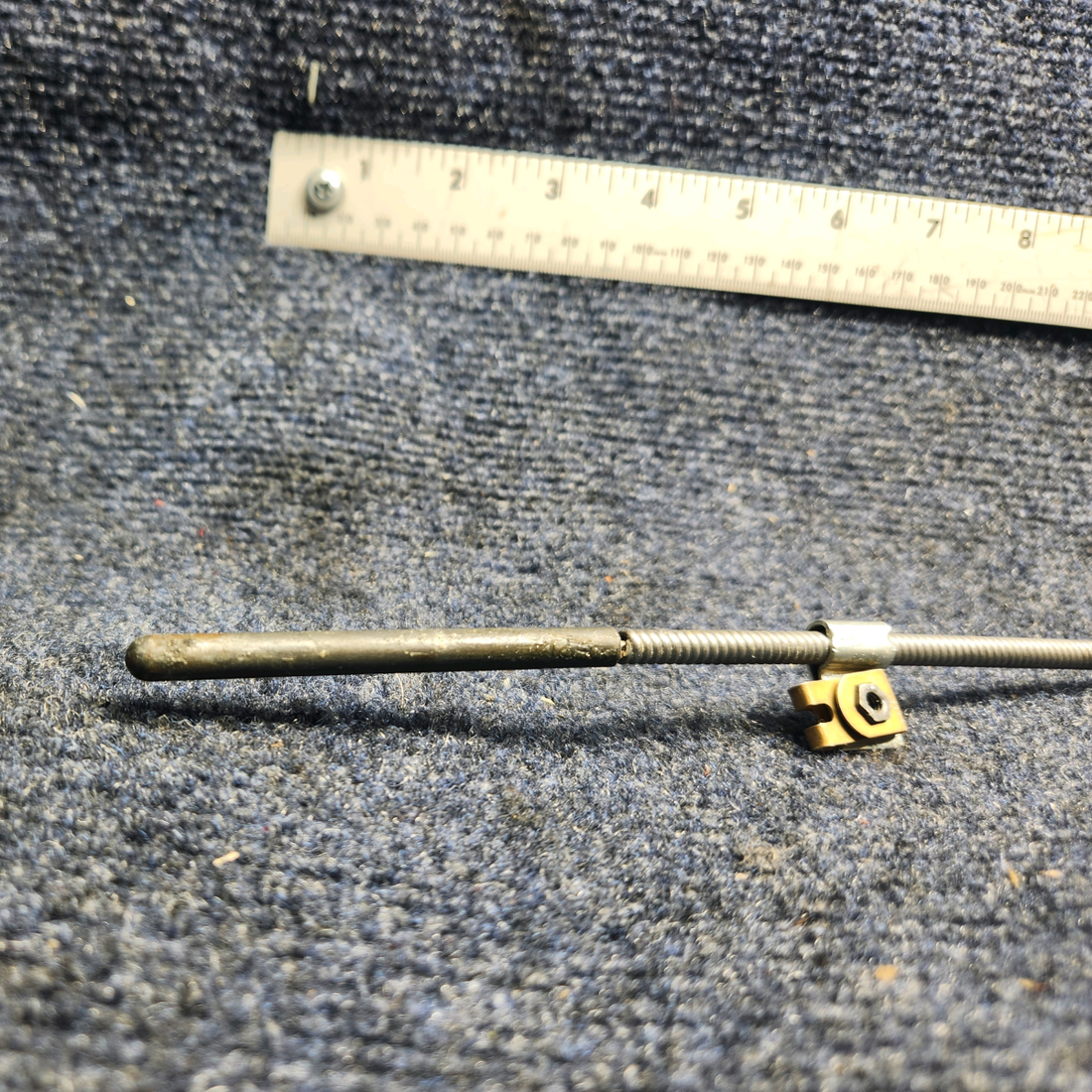 Used aircraft parts for sale, 0517037-1 Cessna Cabin Door Push Rod W/Cable
