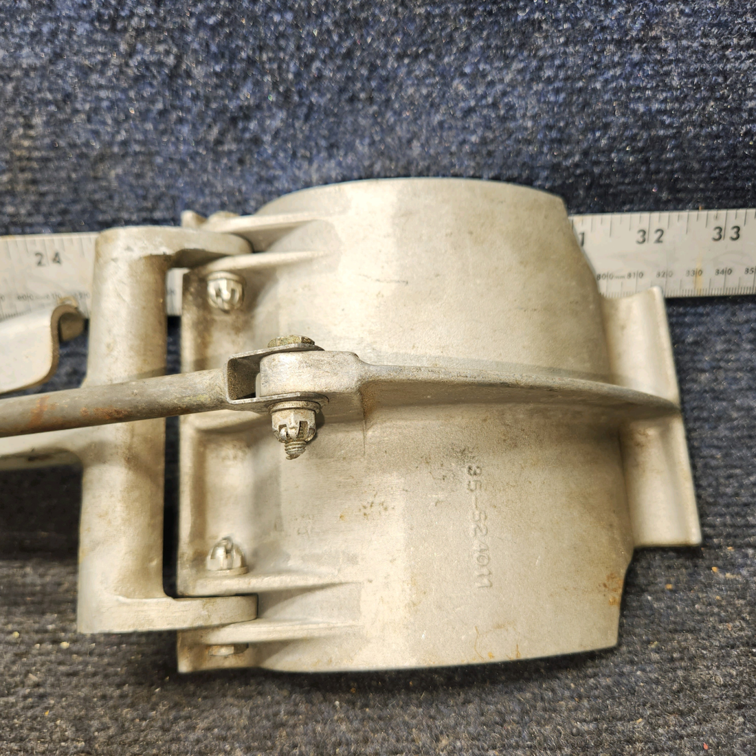 Used aircraft parts for sale, 35-524011 Beechcraft F35 Rudder Pedal And Pedal Arm