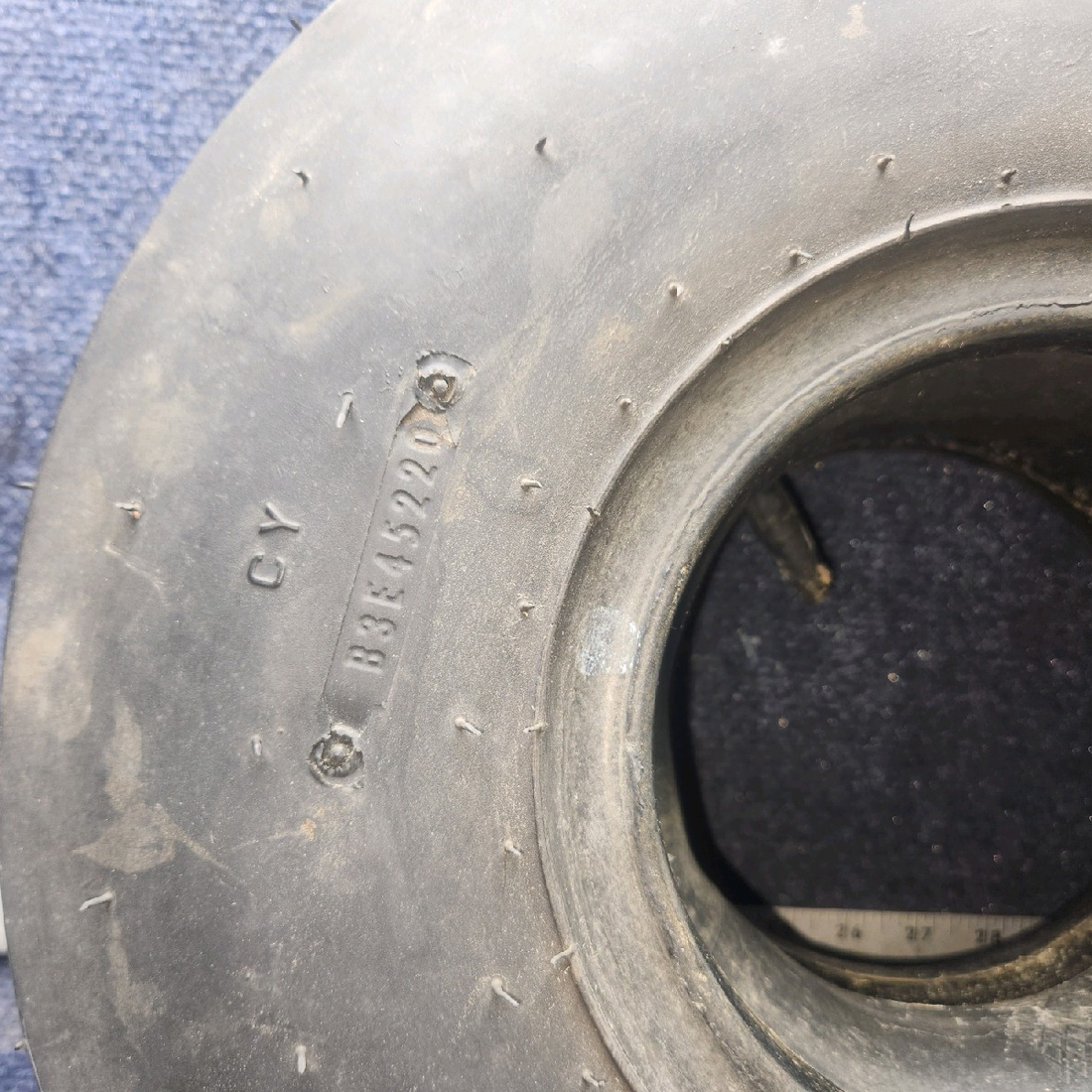 Used aircraft parts for sale, 30843 Air Hawk piper PA-28-181 6.00-6 4-Ply Type III Aircraft Tire with Tube