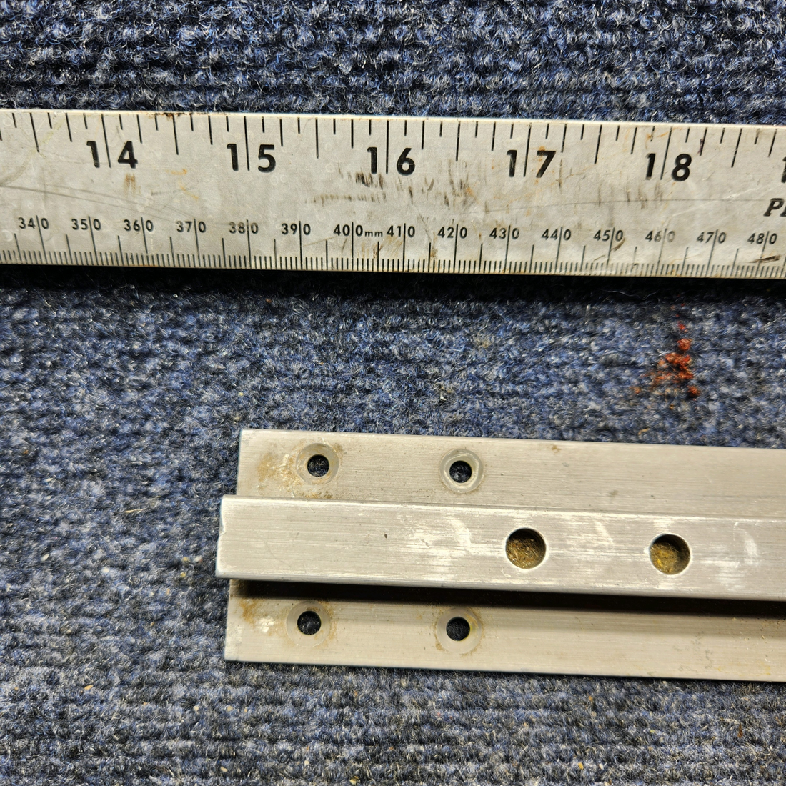 Used aircraft parts for sale, 002-430021-19 Beechcraft F33A BEECHCRAFT E-55 SEAT TRACK CENTER